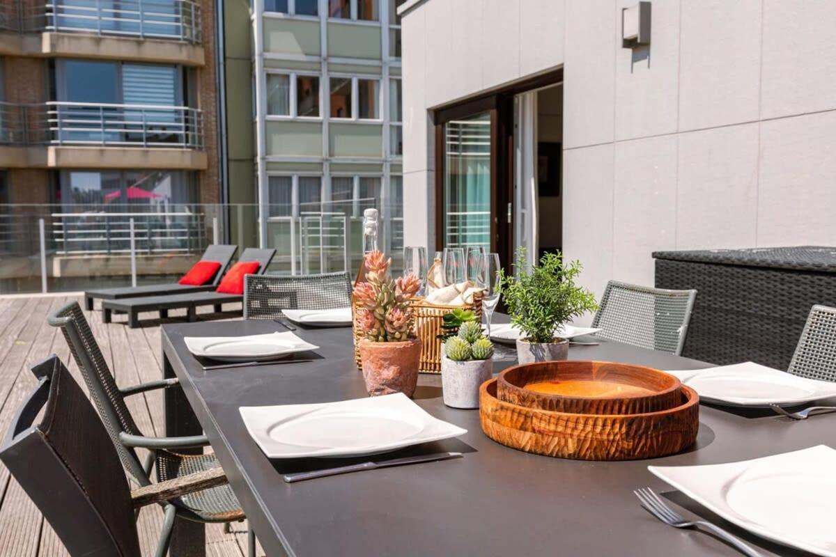 Huswell - Sunny Apartment In Knokke-Heist With Big Terrace Luaran gambar